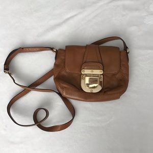 Michael Kors crossbody bag, brown leather